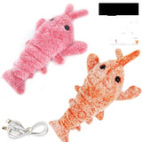 Pet  Electric Jumping Shrimp Lobster